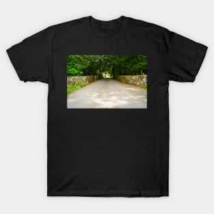 Rural Countryside Road & Trees - Rural Scenery - Ceredigion, Wales T-Shirt